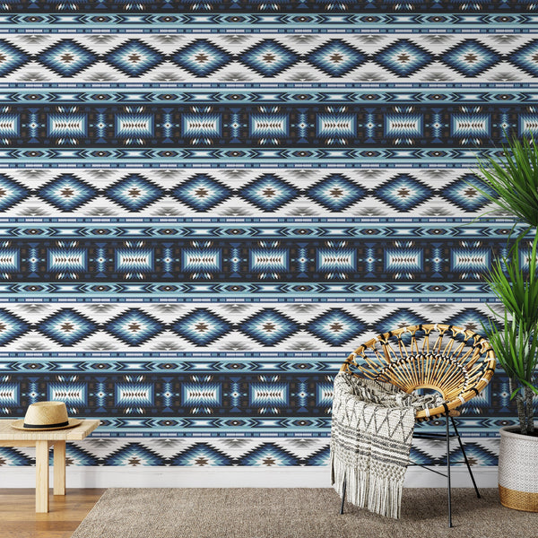 Blur Tribal Peel & Stick Wallpaper – Sharp Shirter