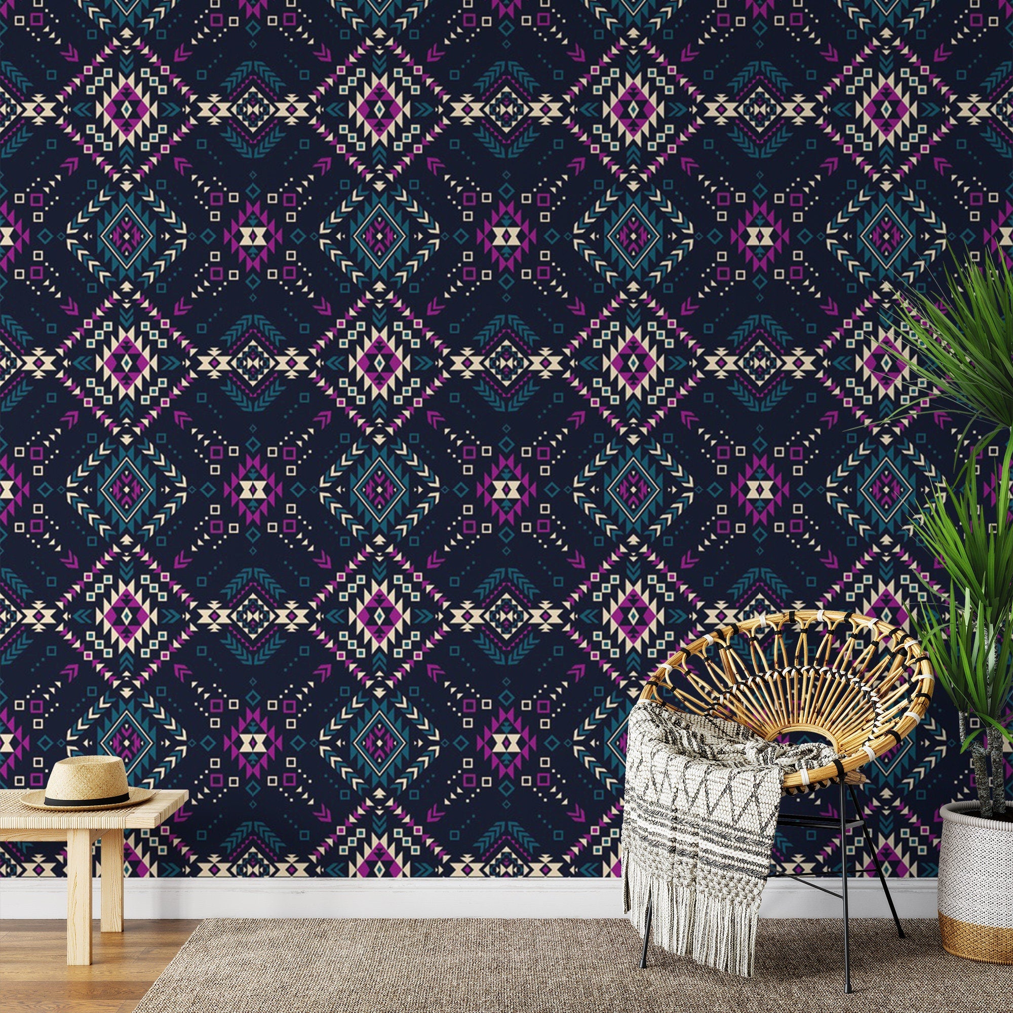 aztec tribal patterns wallpaper